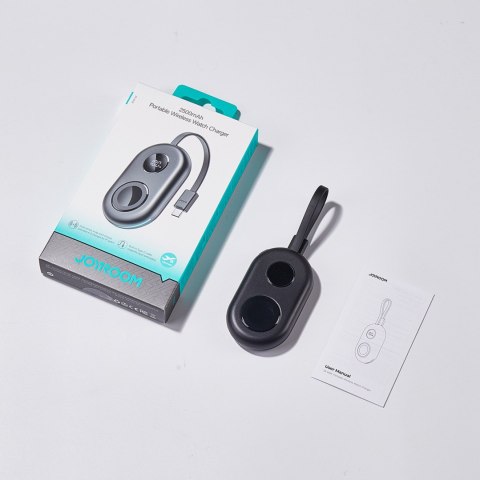 Powerbank 2500mAh z ładowarką Apple Watch 3W i kablem USB-C - czarny