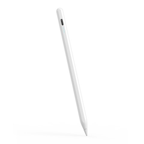 Rysik stylus aktywny do Apple iPad Pro Air Mini 130mAh USB-C - biały