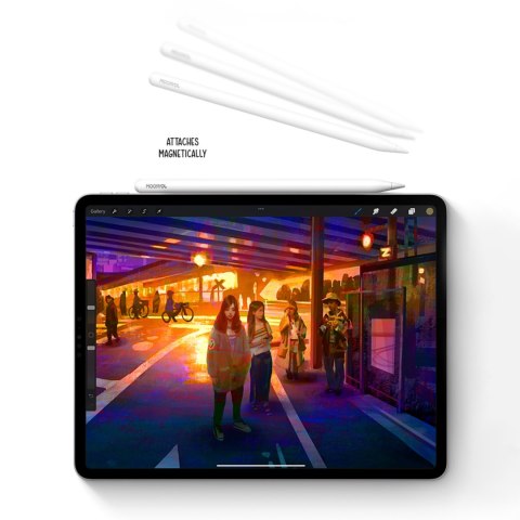 Rysik stylus aktywny do Apple iPad Pro Air Mini 130mAh USB-C - biały