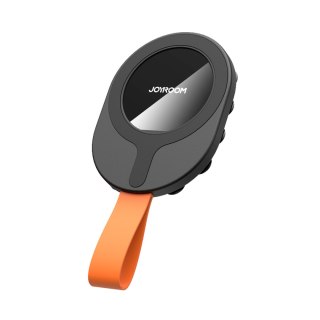 Uchwyt magnetyczny na telefon 4.7-7'' z przyssawkami na szybę lustro - czarno-pomarańczowy