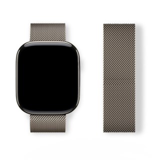 Bransoleta pasek Milanese Loop do Apple Watch 42/44/45/46/49 - stare złoto