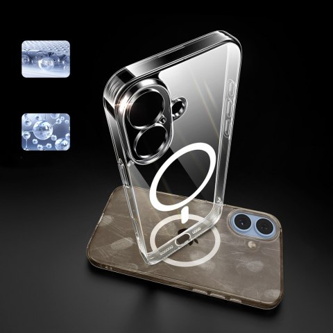 Etui case Classy Clear Magnetic na iPhone 16 Plus - przezroczyste