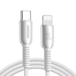 Kabel przewód Cutting-Edge Series 30W USB-C - iPhone Lightning 1.2m - szary