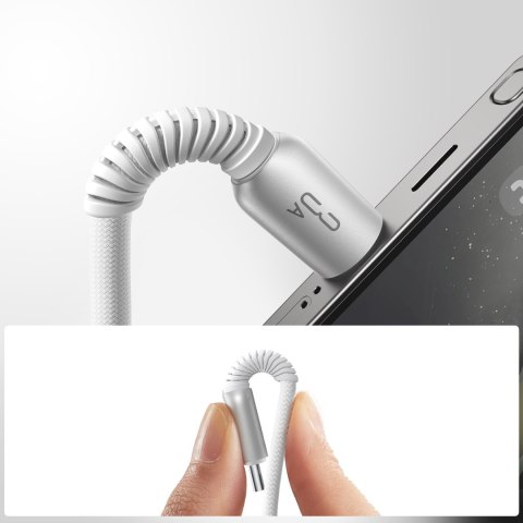 Kabel przewód Cutting-Edge Series 3A USB-A - USB-C 1.2m - szary