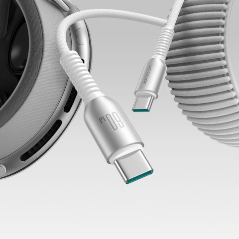 Kabel przewód Cutting-Edge Series 60W USB-C - USB-C 1.2m - szary