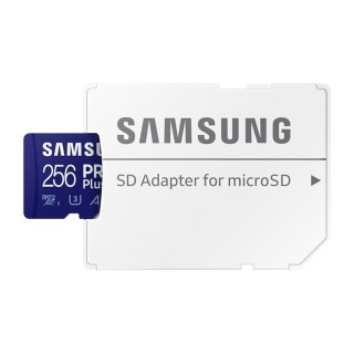 Karta pamięci Samsung MicroSDXC 256Gb PRO Plus z adapterem microSD