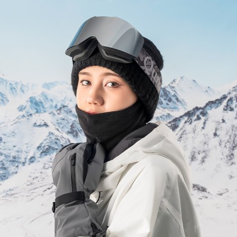 Komin narciarski komfort termiczny Oli rozmiar L - czarny