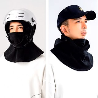 Kominiarka outdoor wiatroszczelna wodoszczelna polar - czarna