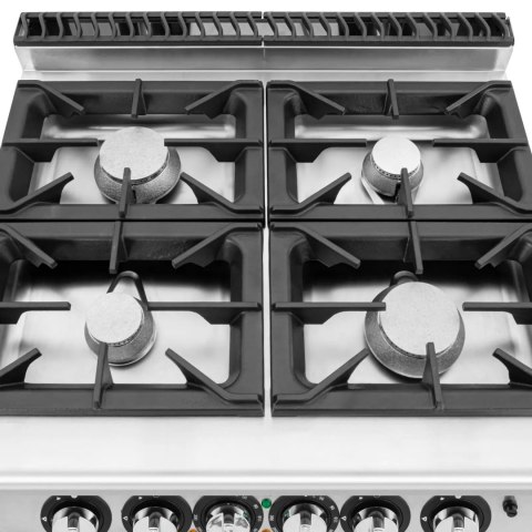 Kuchnia gazowa z piekarnikiem 4 palniki 14.4 kW