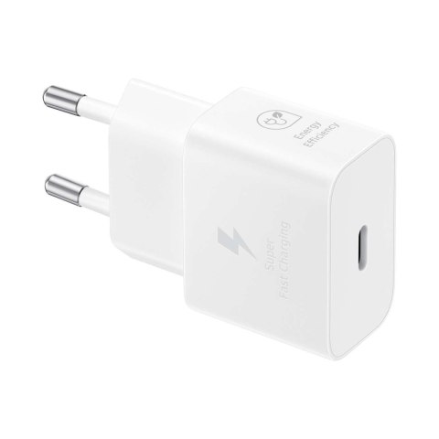 Ładowarka sieciowa Samsung GaN USB-C 25W SFC - biała