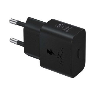 Ładowarka sieciowa Samsung GaN USB-C 25W SFC - czarna