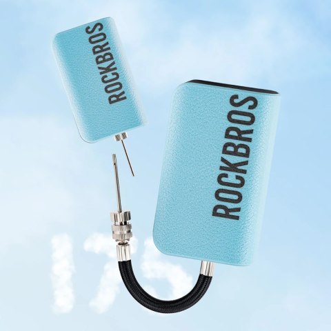 Pompka elektryczna do roweru opon piłek balonów materacy 1.37bar / 20PSI - niebieska