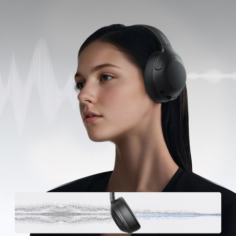 Słuchawki bezprzewodowe J-Head Series JR-JH2 z ANC Bluetooth - czarne