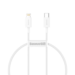 Kabel przewód Superior Series USB-C / Lightning PD 20W 2m - biały