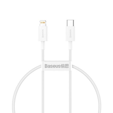 Kabel przewód Superior Series USB-C / Lightning PD 20W 2m - biały