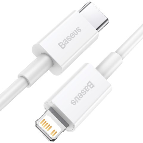 Kabel przewód Superior Series USB-C / Lightning PD 20W 2m - biały