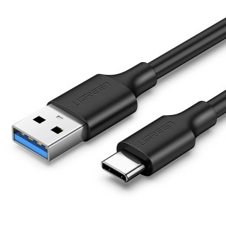 Kabel przewód USB-A 3.0 - USB-C 3A 1.5m - czarny