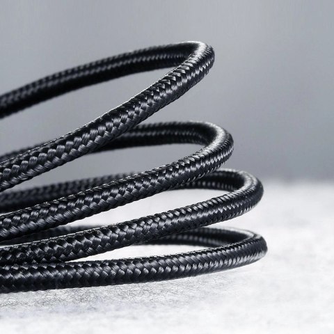 Kabel przewód USB-A - USB-C QC 3.0 3A 1.5m - szary