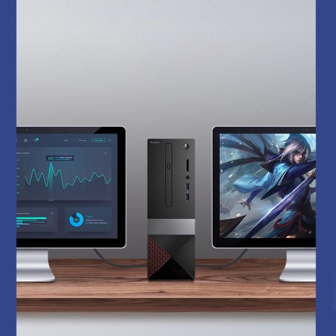 Kabel przewód audio video HDMI 2.1 8K 60Hz 4K 120Hz 1m - czarny