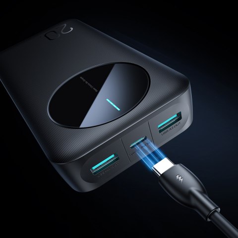 Powerbank JR-PBF14 20000mAh 2.4A 2x USB-A 1x USB-C - czarny
