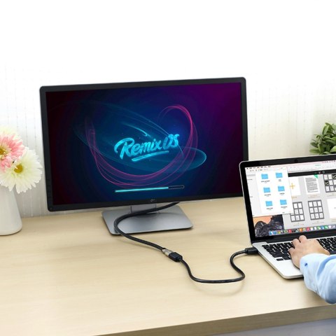 Przedłużacz kabla przewodu HDMI 2.0 4K 3m - czarny