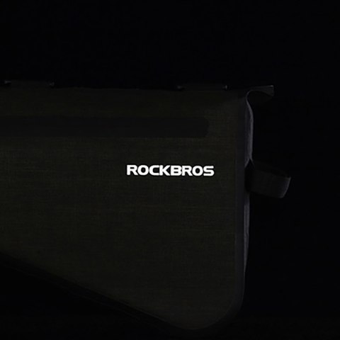 Torba rowerowa mocowane na ramę 5l AS-017 - ciemnozielona