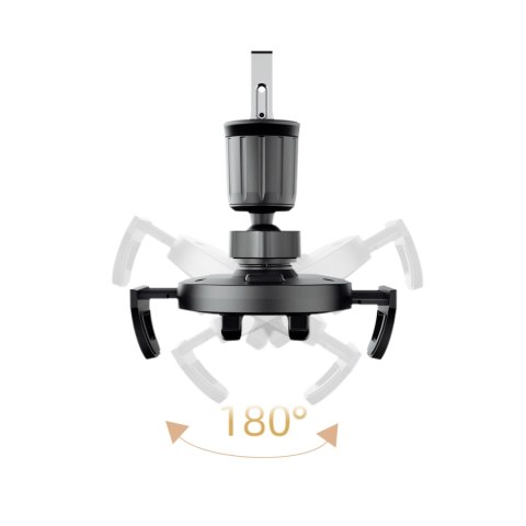 Uchwyt na smartfona F2+ na kratkę nawiewu zaciskowy - czarny