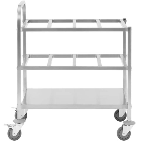 Wózek kelnerski transportowy na 24 pojemniki GN 1/6 do 450 kg
