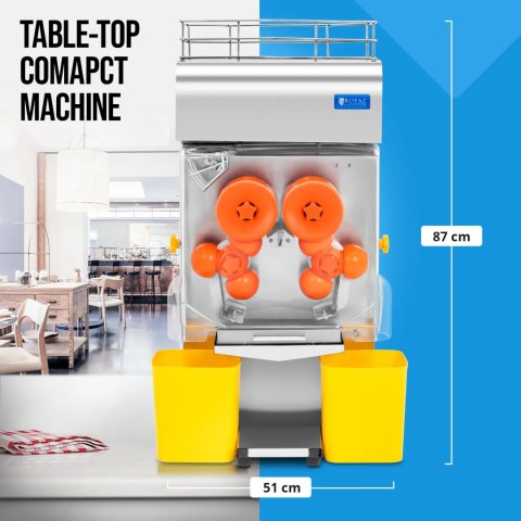 Wyciskarka automatyczna do pomarańczy 20 szt. / min 200 W