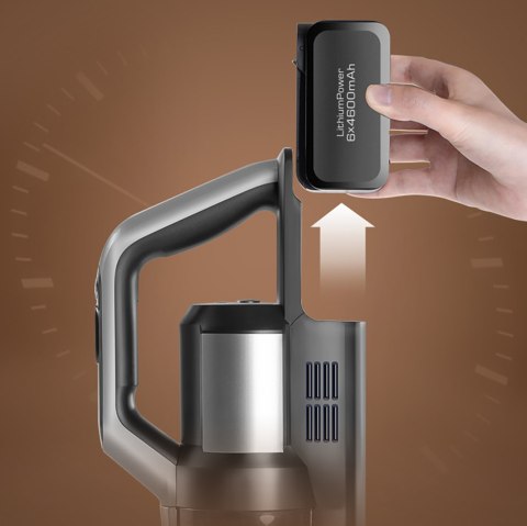 4w1 Bezprzewodowy odkurzacz i myjka JIMMY PW11 Pro HEPA 460W - srebrny czarny