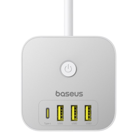 7w1 Listwa zasilająca KOSTKA PowerCombo 3x AC / 3x USB-A / 1x USB-C 20W 1.5 m - biała