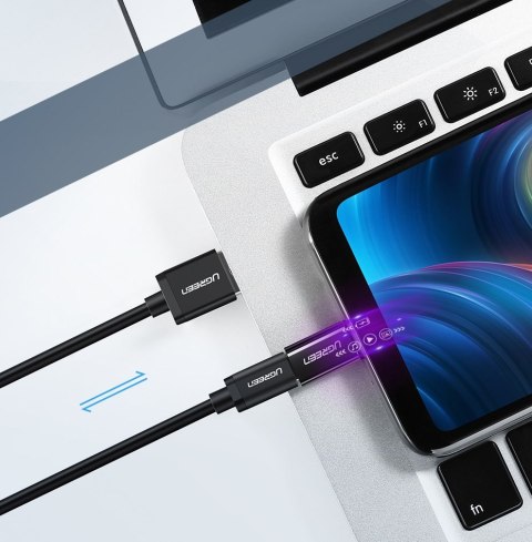 Adapter przejściówka z micro USB na USB-C - czarny