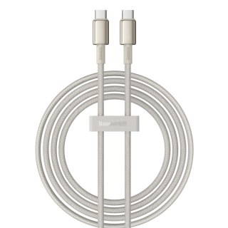 Kabel przewód Tungsten Gold USB-C 100W 2m - złoty