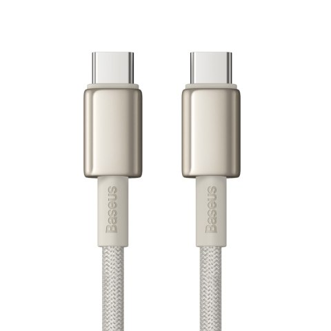 Kabel przewód Tungsten Gold USB-C 100W 2m - złoty