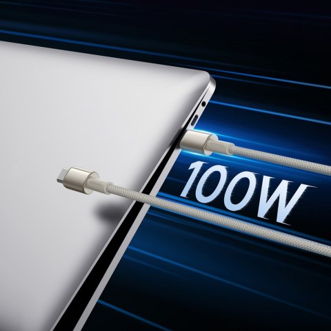 Kabel przewód Tungsten Gold USB-C 100W 2m - złoty