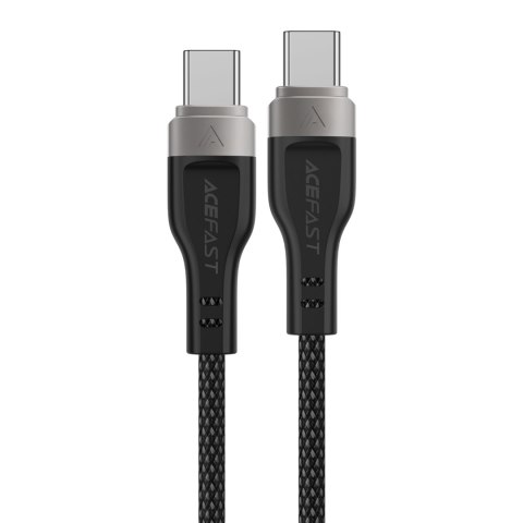 Kabel przewód USB-C 480Mb/s 100W z organizerem magnetycznym 1.2m - czarny