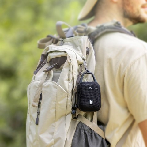 Mały turystyczny głośnik bezprzewodowy Mirtune H1 Bluetooth 8W - czarny