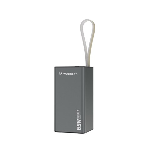 Powerbank K65+ 65W 30000mAh 2x USB-C 1x USB-A 65W - czarny