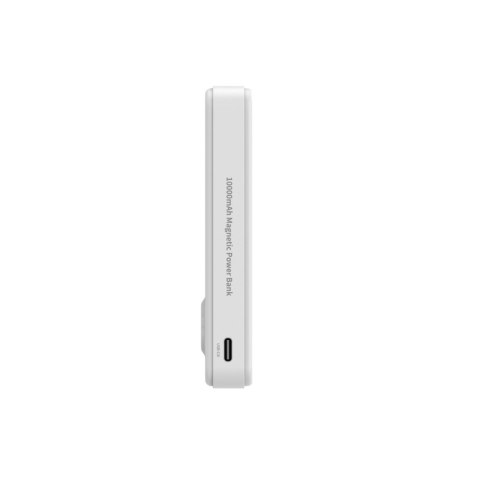 Powerbank magnetyczny Qi2 10000mAh z podstawką USB-A USB-C 22.5W PD - biały