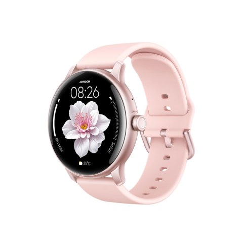 Smartwatch Classis Series JR-FC1 z funkcją odbierania połączeń IP68 - różowy