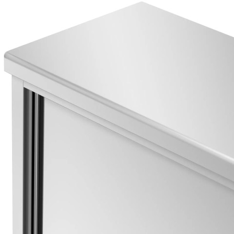 Stół blat roboczy centralny z szafką przelotową STAL 140 x 60 cm