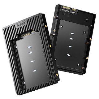 Adapter D2NS-6G przejściówka dysku M.2 NGFF na 3.5'' - czarny