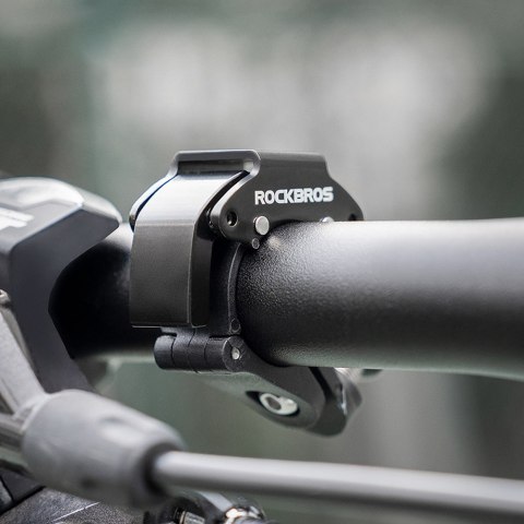 Dzwonek rowerowy w kształcie litery C - czarny