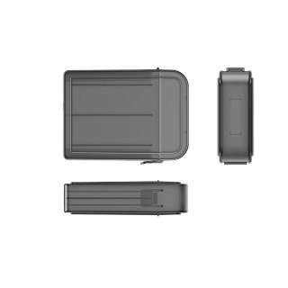 Etui ochronne PPH-25 pudełko na dysk 2.5'' - półprzezroczyste. szare