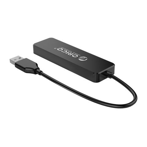 Hub FL01 stacja dokująca rozdzielacz USB-A na 4x USB-A - czarny