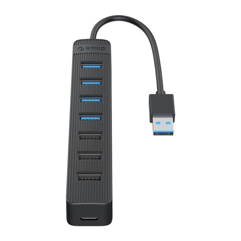 Hub rozdzielacz TWU32-4A USB-A - USB-A USB-C 5V/3A - czarny