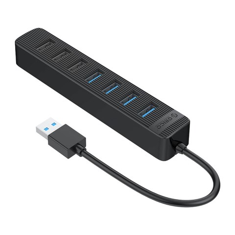 Hub rozdzielacz TWU32-4A USB-A - USB-A USB-C 5V/3A - czarny