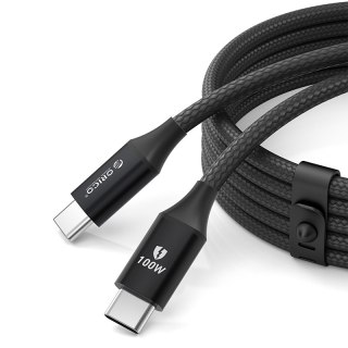 Kabel przewód CDX 100W 5A Power Delivery USB-C 1m - czarny