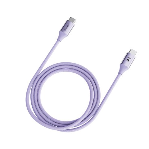 Kabel przewód CDX 100W 5A Power Delivery USB-C 1m - fioletowy