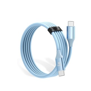 Kabel przewód CDX 100W 5A Power Delivery USB-C 1m - niebieski